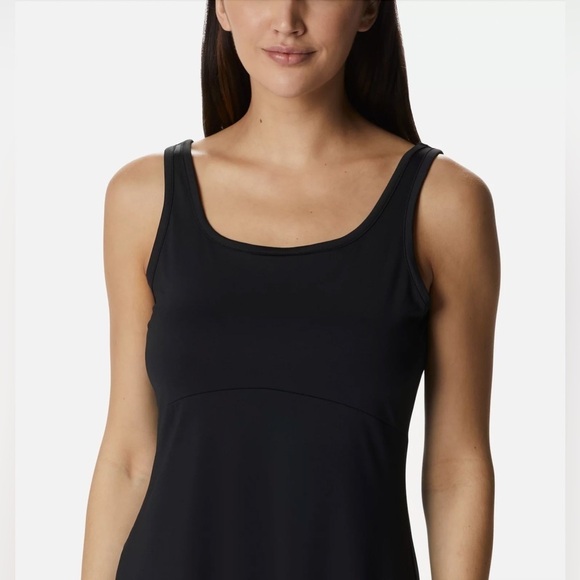 Columbia PFG Dress Women’s Size Small Black Grey Wave Wind Pattern‎ Freezer III - Picture 5 of 13